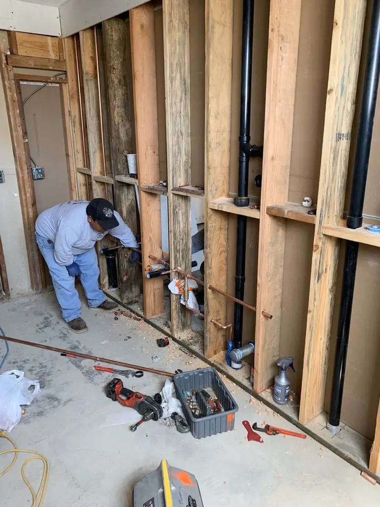 Commercial rough-in plumbing for Commercial Plumbing in Jewett City